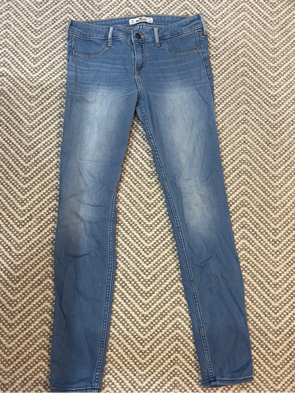Hollister Medium Blue Skinny Jeans
